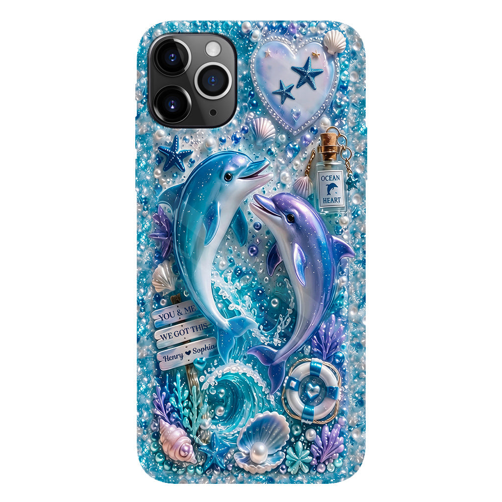 I'm Yours - Personalized Dolphin Full Print Phone Case