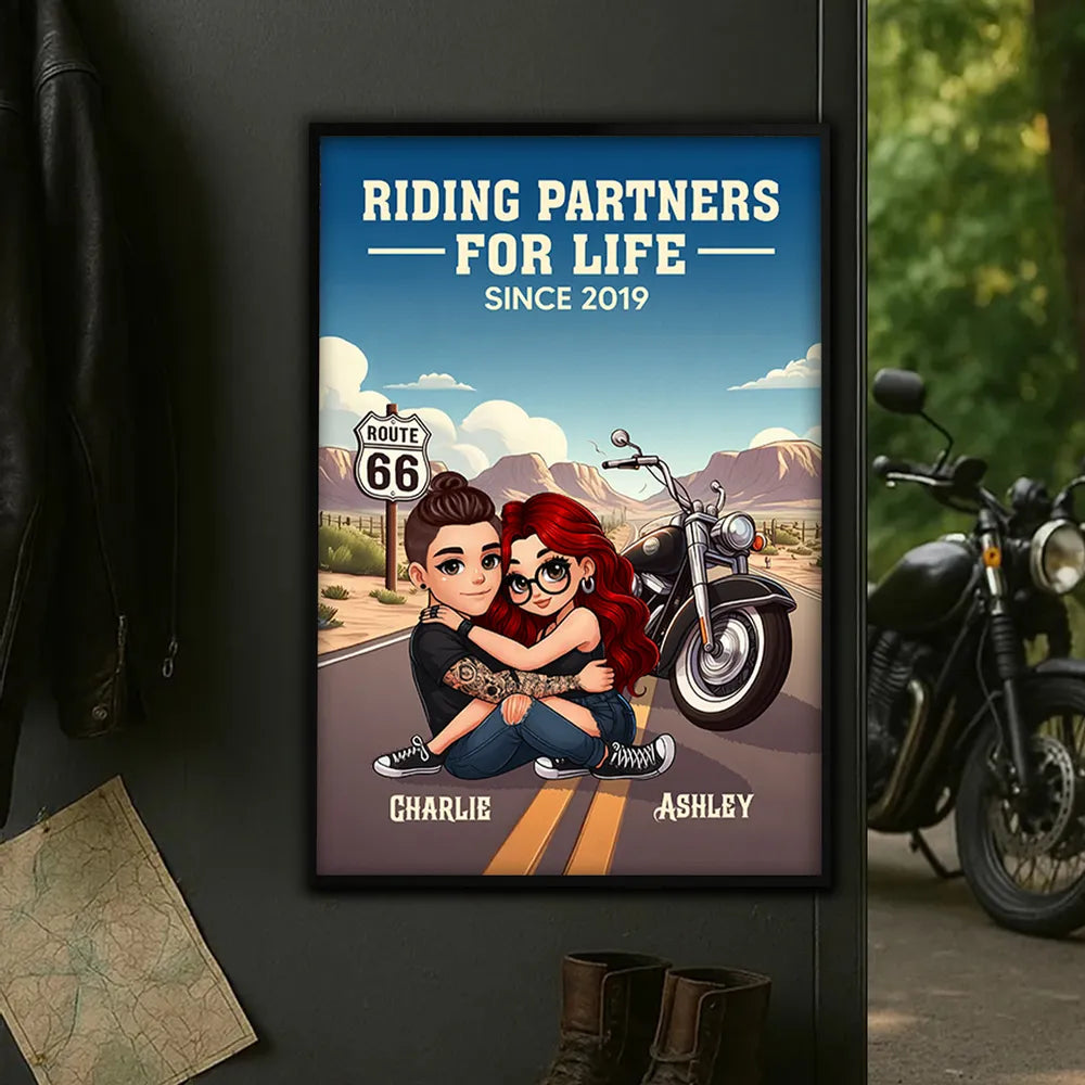 My Favorite Place Is Next To You – Personalized Poster Or Canvas For Couple, Romantic Road Trip Gift