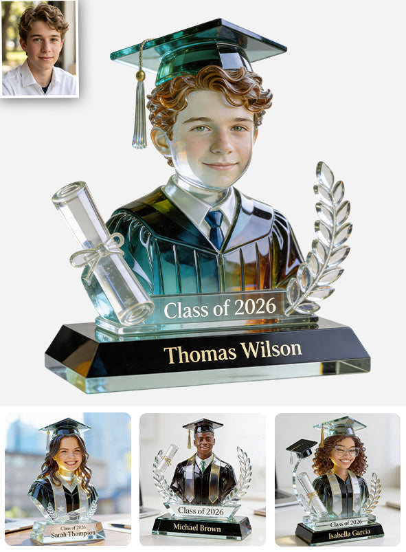 Custom Any Photo - Personalized Graduation Custom Shaped Acrylic Plaque
