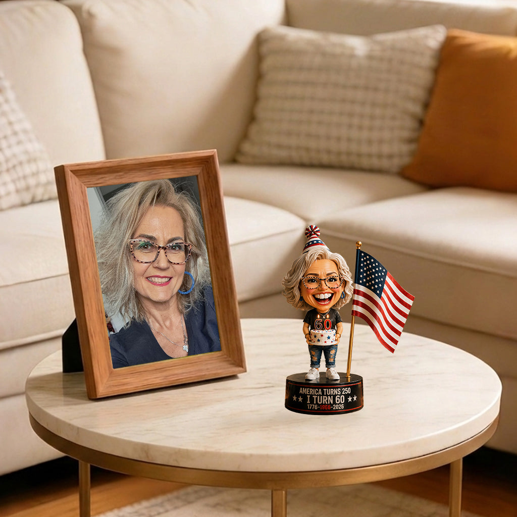 America Turns 250, Birthday Gift Idea - Personalized Birthday Premium 3D Figurine