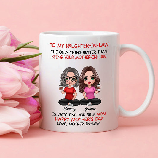 To My Daughter-In-Law Happy Mother’s Day Personalized Mug, Custom Keychain, Plaque & More, Heartfelt Gift from Mother-in-Law