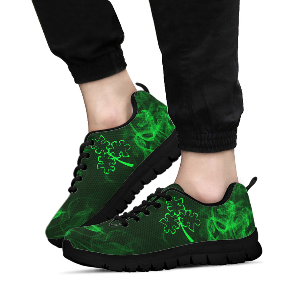 Clover Puzzles Autism Awareness Sneakers 0622
