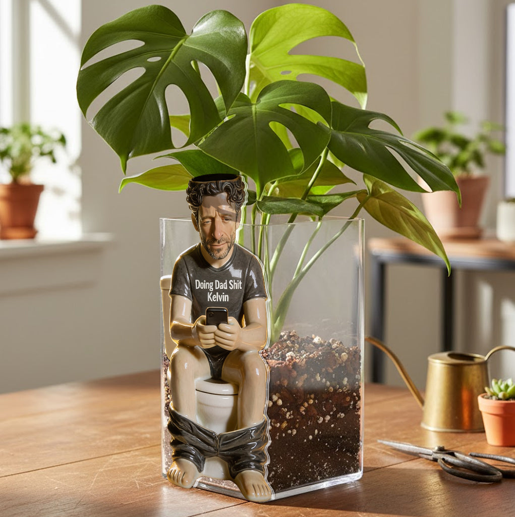 Best Day Ever - Personalized Father Acrylic Pot