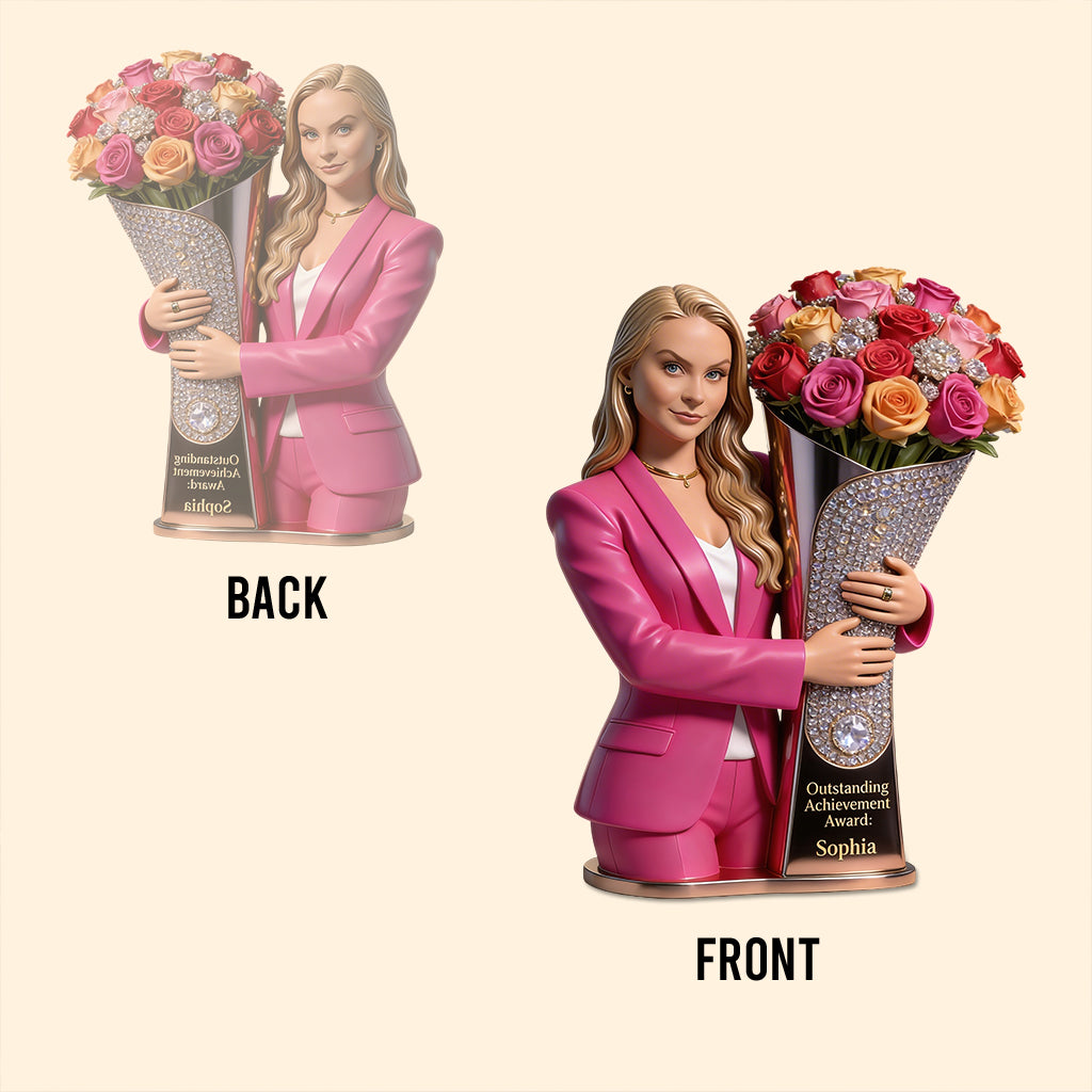 Custom Any Photo Achievement - Personalized Colleague Custom Shaped Acrylic Plaque
