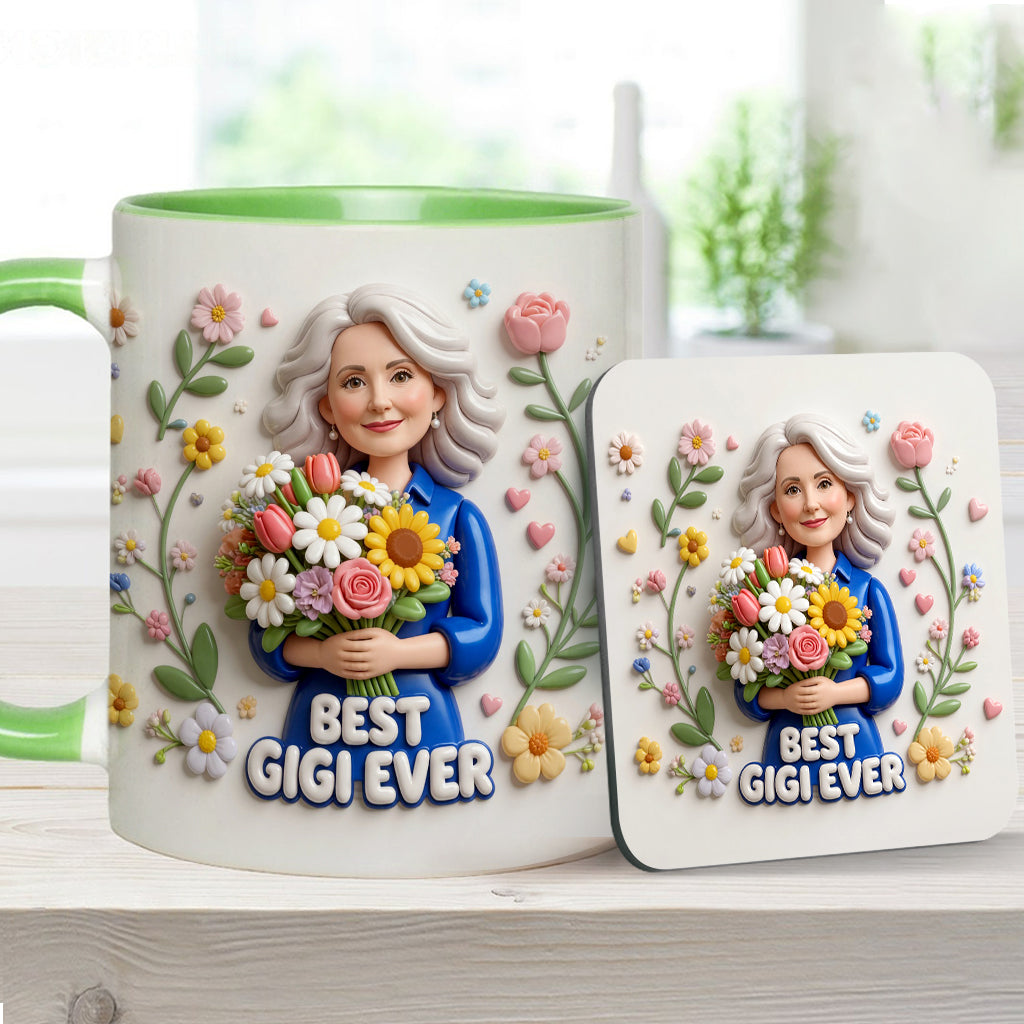 Custom Any Photo - Personalized Mother Accent Mug & Coaster