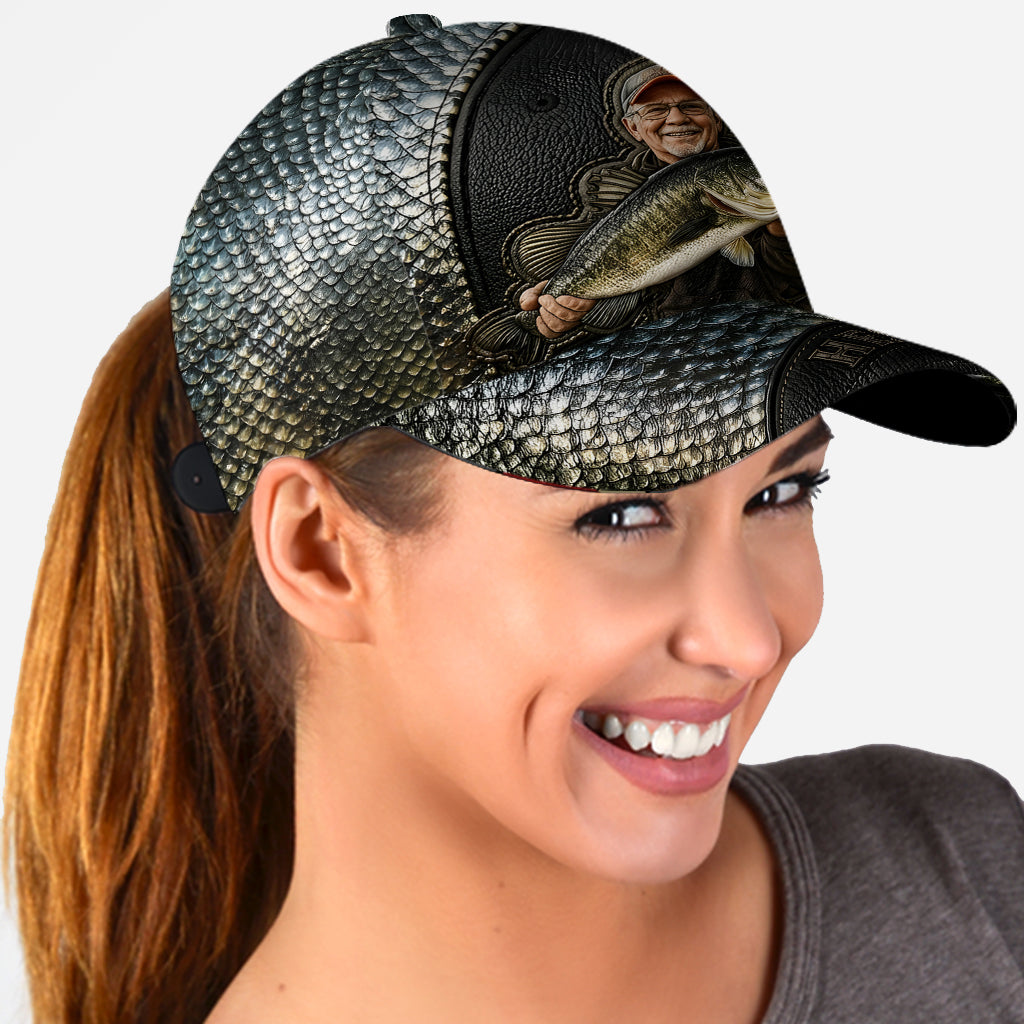 Custom Any Photo Love Fishing - Personalized Fishing Classic Cap