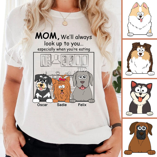 I'll Always Look Up To You - Personalized Dog T-shirt And Hoodie
