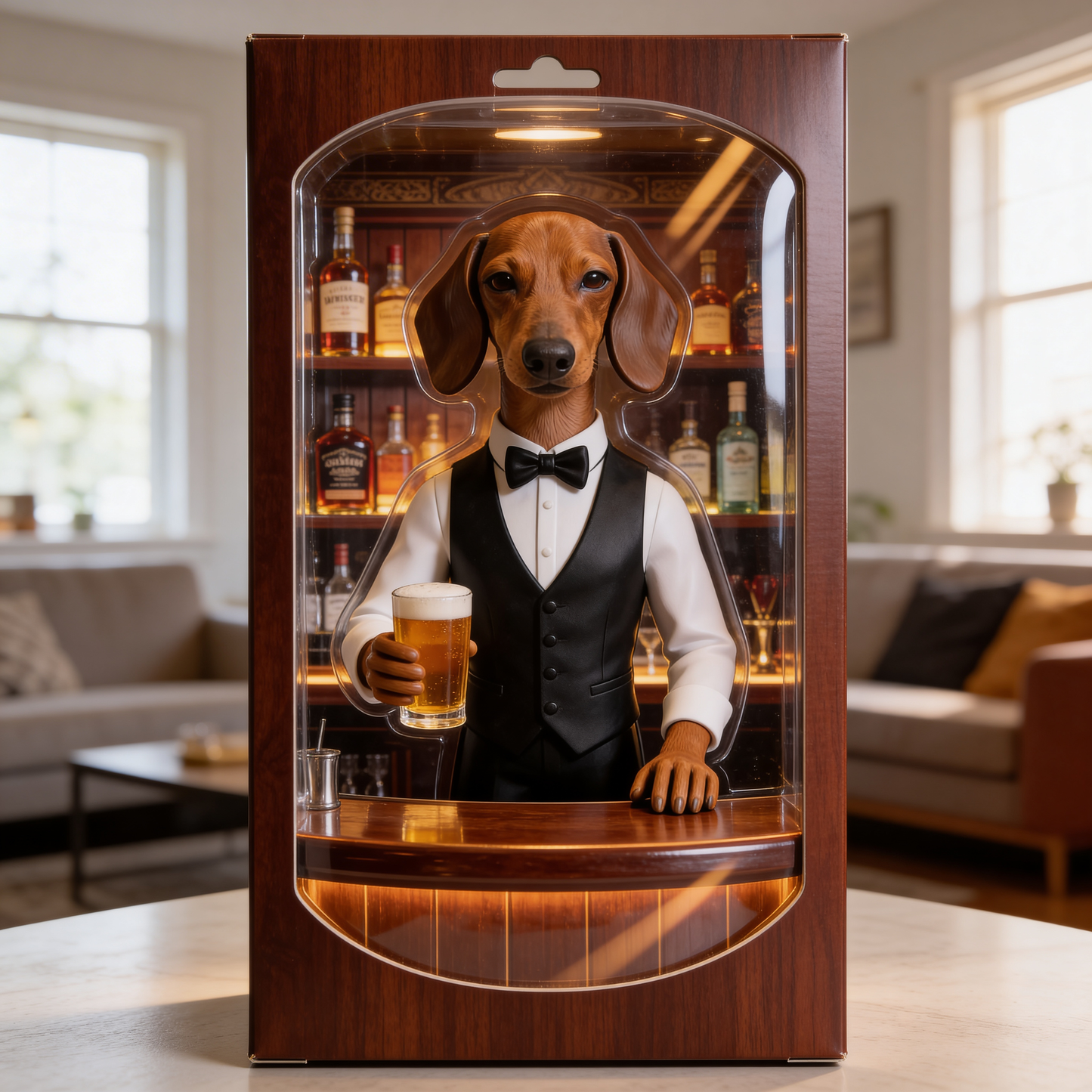 Bartender Pet - Personalized Dog Custom Shaped Acrylic Plaque