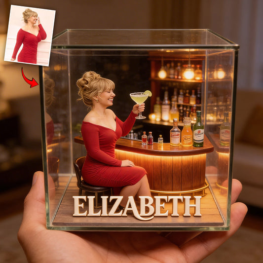 Custom Any Photo & Beverage - Personalized Whisky Custom Shaped Acrylic Plaque