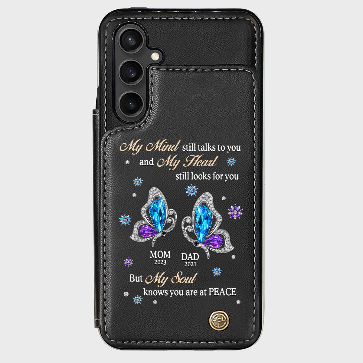 I Love You Forever - Personalized Memorial Wallet Phone Case
