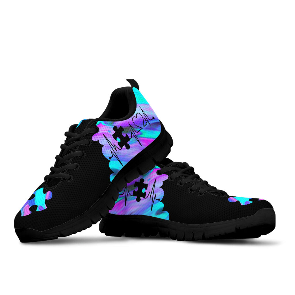 Autism Puzzle Heart Autism Awareness Sneakers 0622