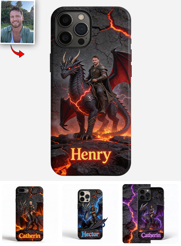 Flying With The Dragon - Personalized Dragon Full Print Phone Case