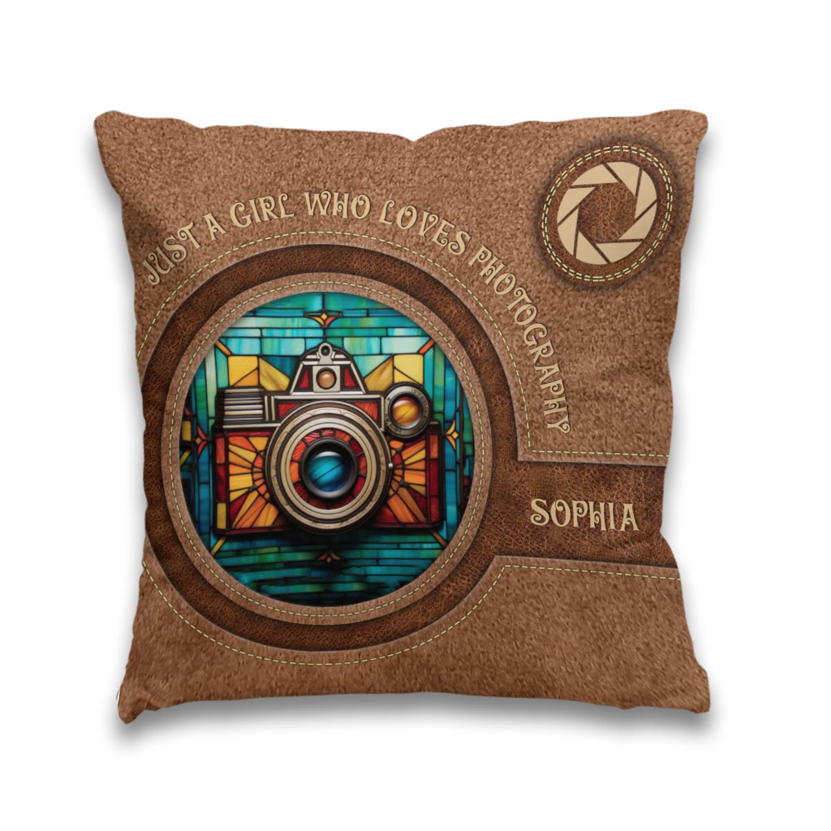 Just A Girl Who Loves Photography - Personalized Photography Throw Pillow