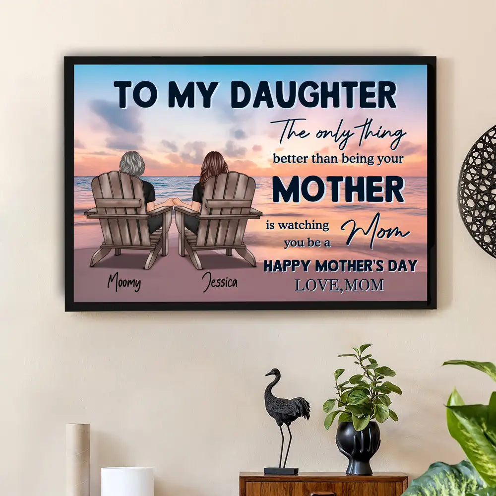 Custom Mother-Daughter Poster or Canvas Gift