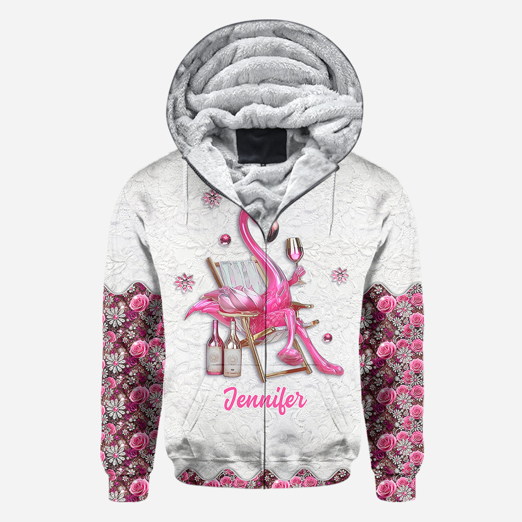 Be a Flamingo In a Flock of Pigeons - Personalized Flamingo All Over Shirt