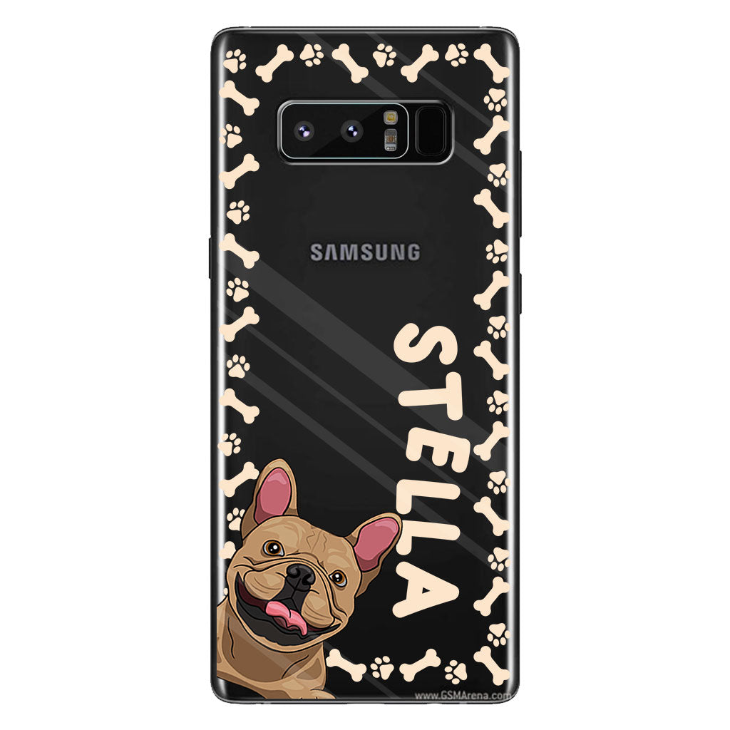 Life Is Better With Pets - Personalized Dog Clear Phone Case
