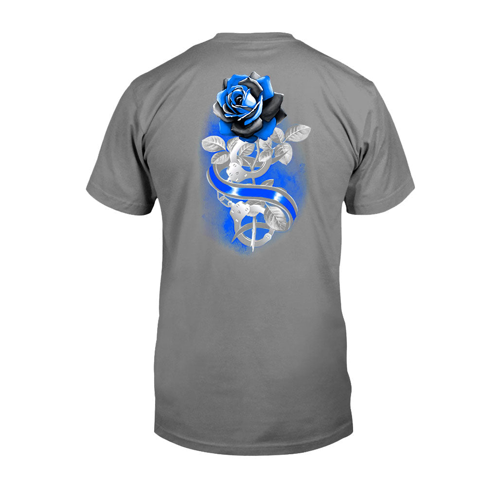 Blue Rose - Police Officer T-shirt And Hoodie 062021