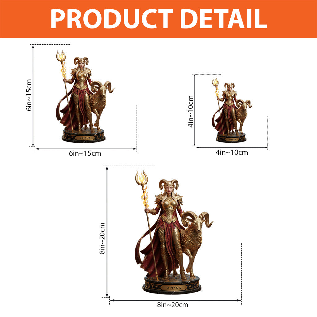 Custom Zodiac Sign Figure, Astrology Gift - Personalized Horoscope Custom Shaped Acrylic Plaque