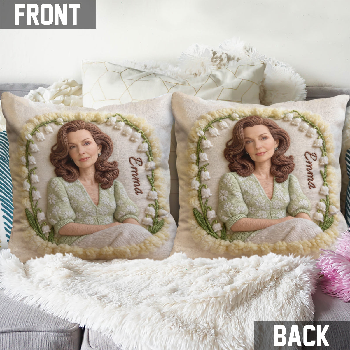 Custom Any Photo - Personalized Self Love Throw Pillow