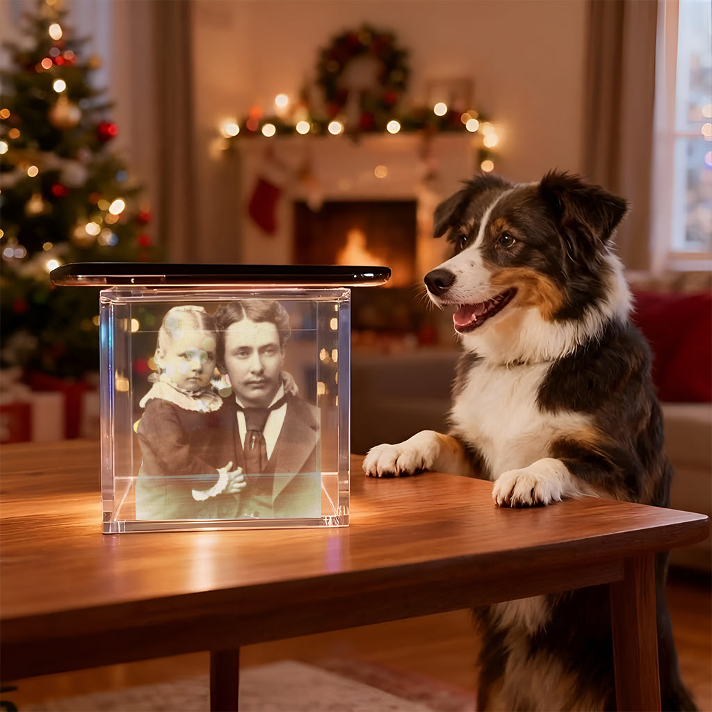 Custom Any Photo Always With You - Personalized Memorial 3D Memory Box