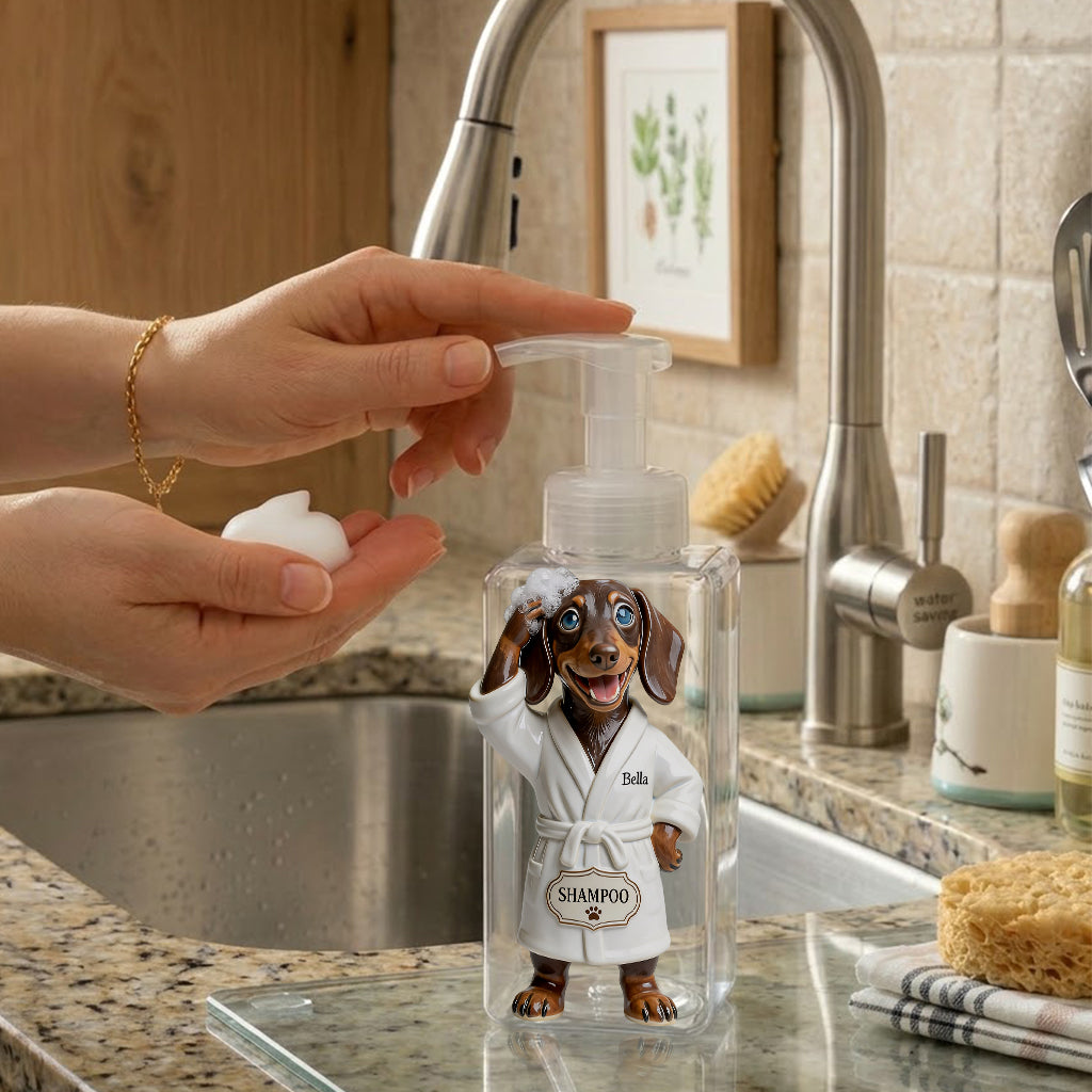 Any Photo Funny Pets - Personalized Dog Pump Dispenser