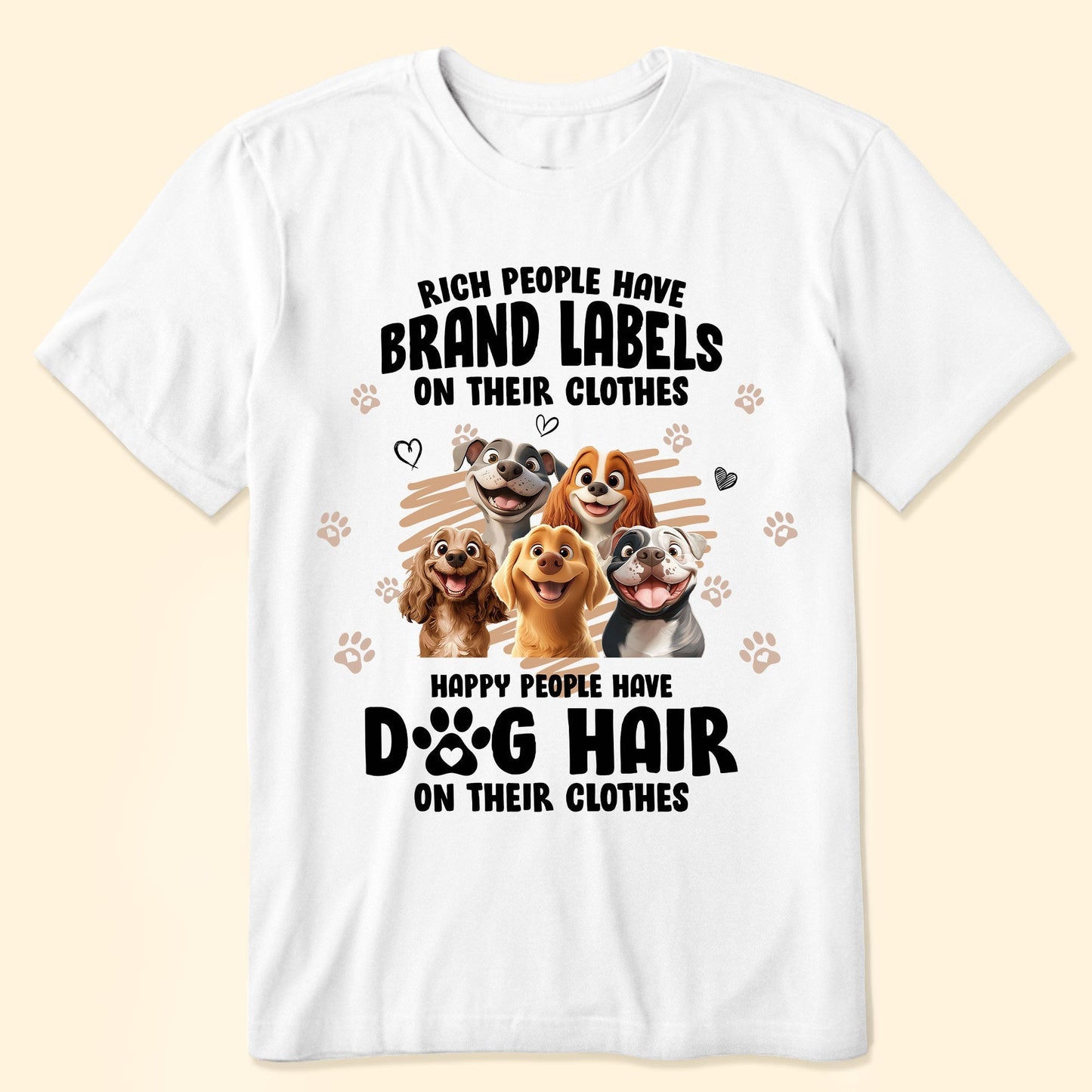 Dog Lover Funny Tee - Cartoon Dog Design Gift Shirt