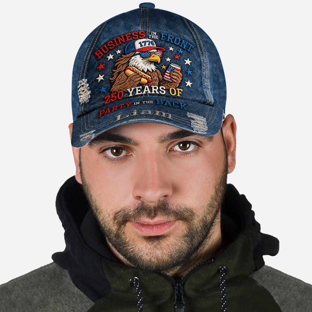 Business in the Front Party - Personalized Patriot Classic Cap