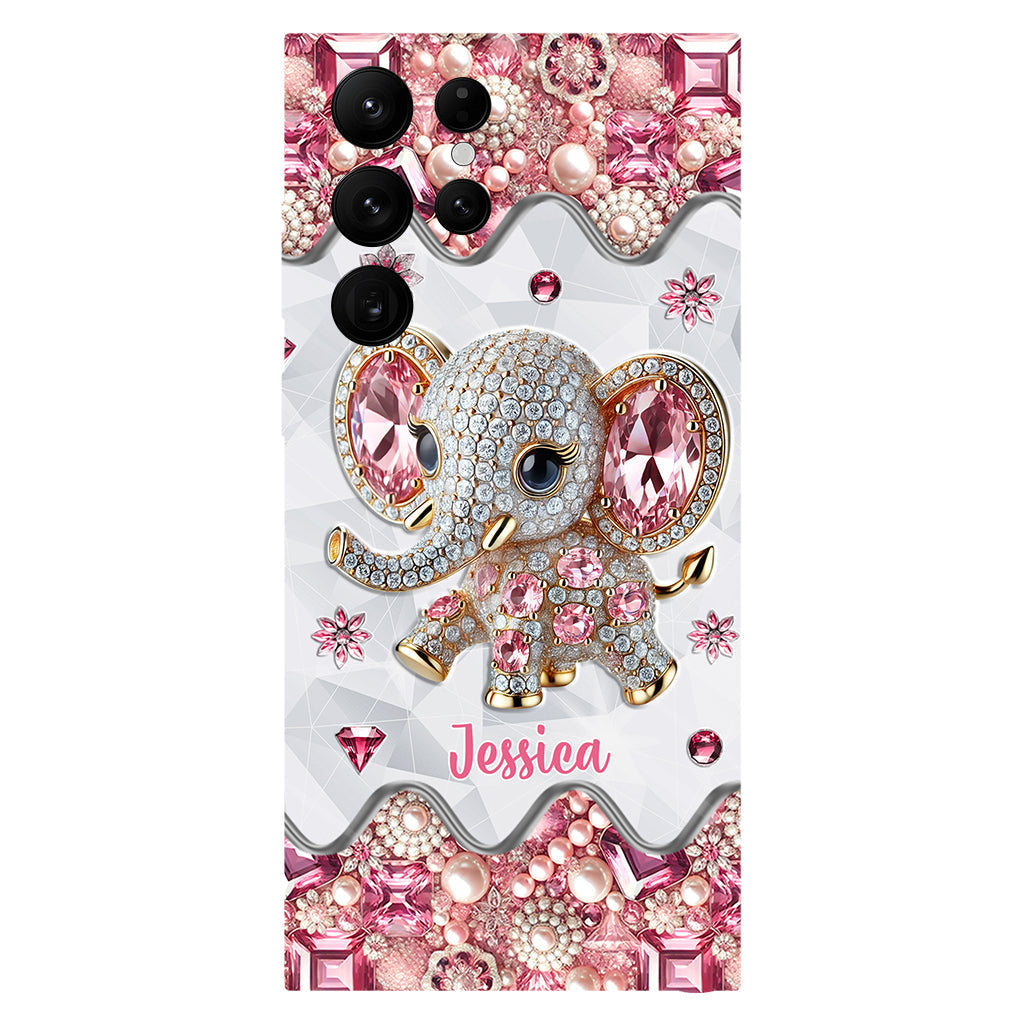 Just A Girl Who Loves Elephants - Personalized Elephant Full Print Phone Case