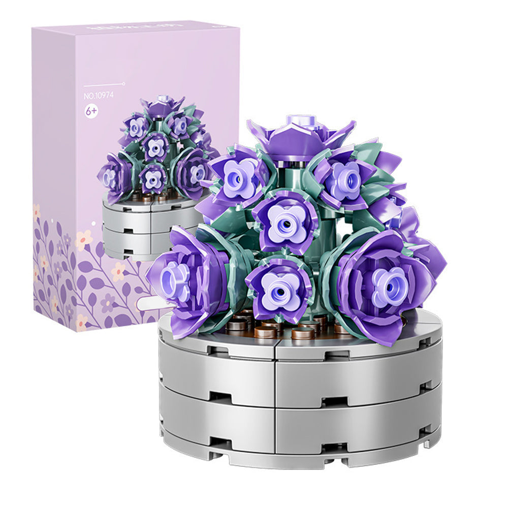Botanical Flower Building Bricks - Personalized Botanical Flower Building Bricks