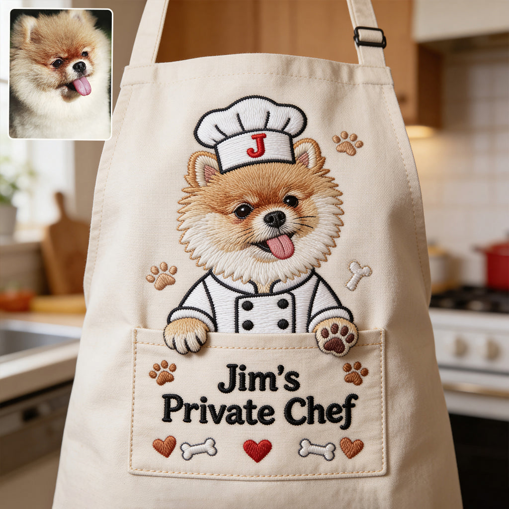 Apron For Dog Lovers - Personalized Dog Apron