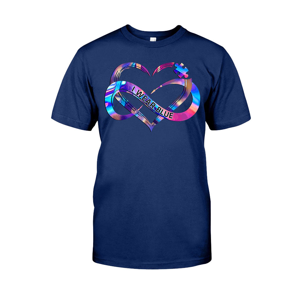 I Wear Blue - Autism Awareness Personalized T-shirt And Hoodie