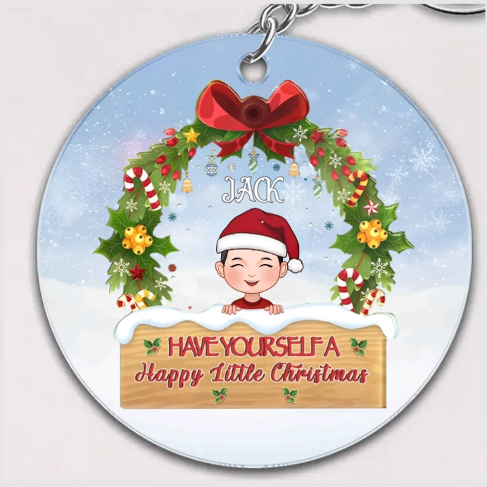 Have Yourself a Merry Christmas Personalized Ornament, Keychain, Plaque, Pillow, Sign - Custom Holiday Gift