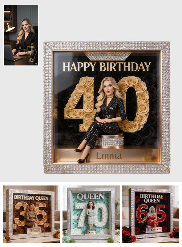 Custom Any Photo - Personalized Birthday Custom Shaped Acrylic Plaque
