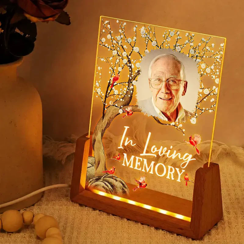 Personalized LED Light Frame With Photo And 'I'm Always With You' Soft Glow Night Gift For Loved One
