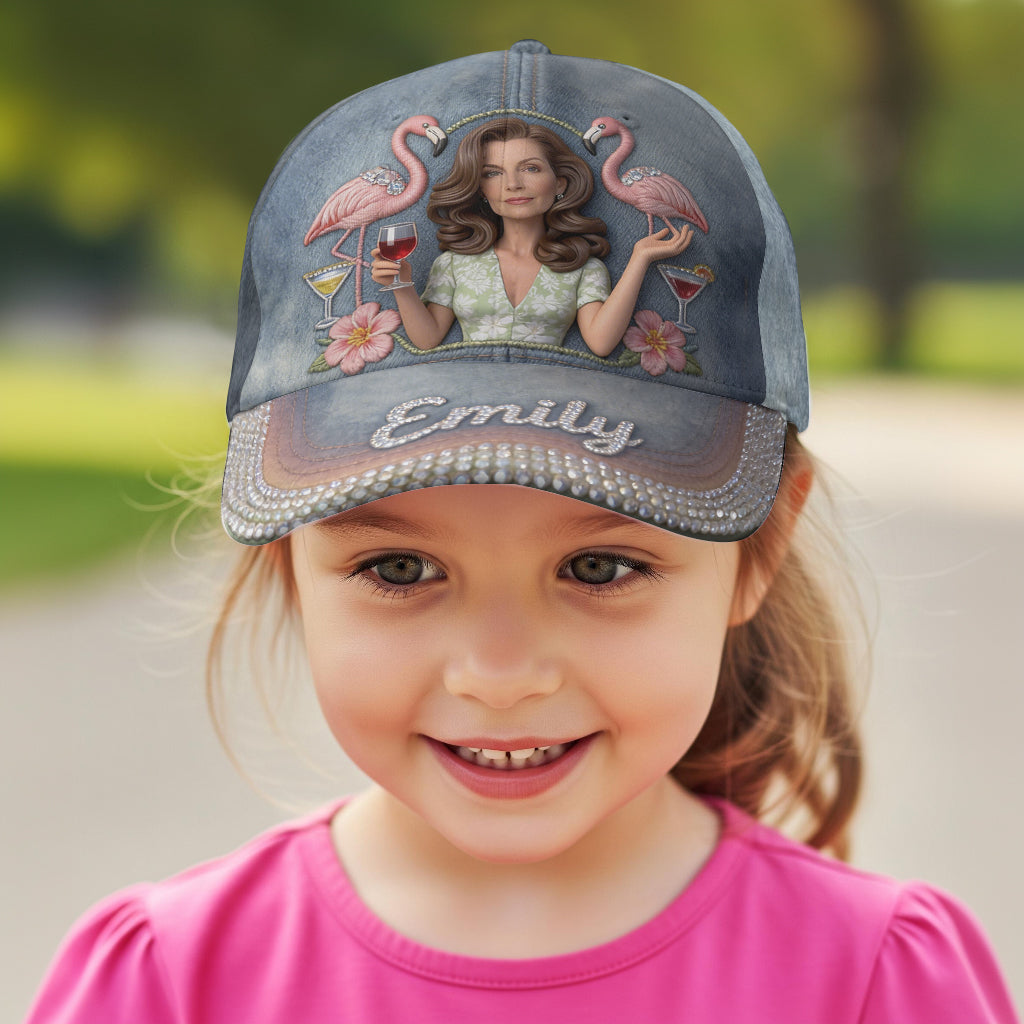 Custom Any Photo - Personalized Flamingo Classic Cap