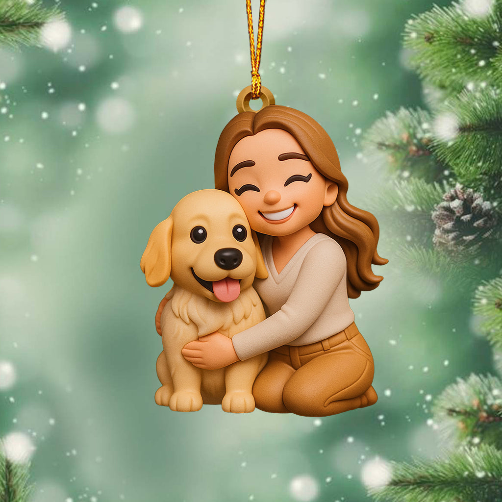 Gift For Dog Lover - Personalized Dog Ornament