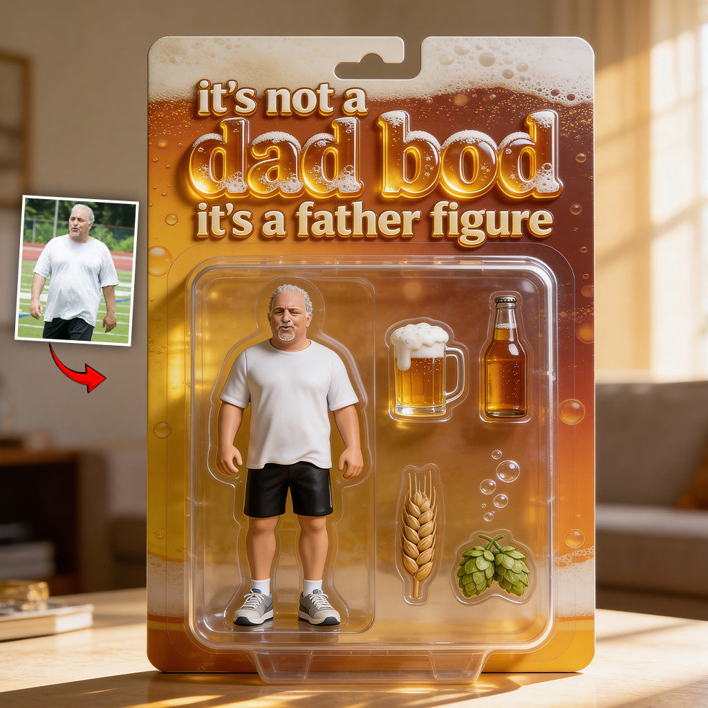 Father Gift Idea, Beer Lover Gift - Personalized Father Custom Shaped Acrylic Plaque