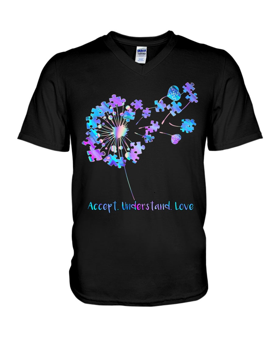 Accept Understand Love - Autism Awareness T-shirt and Hoodie 0520