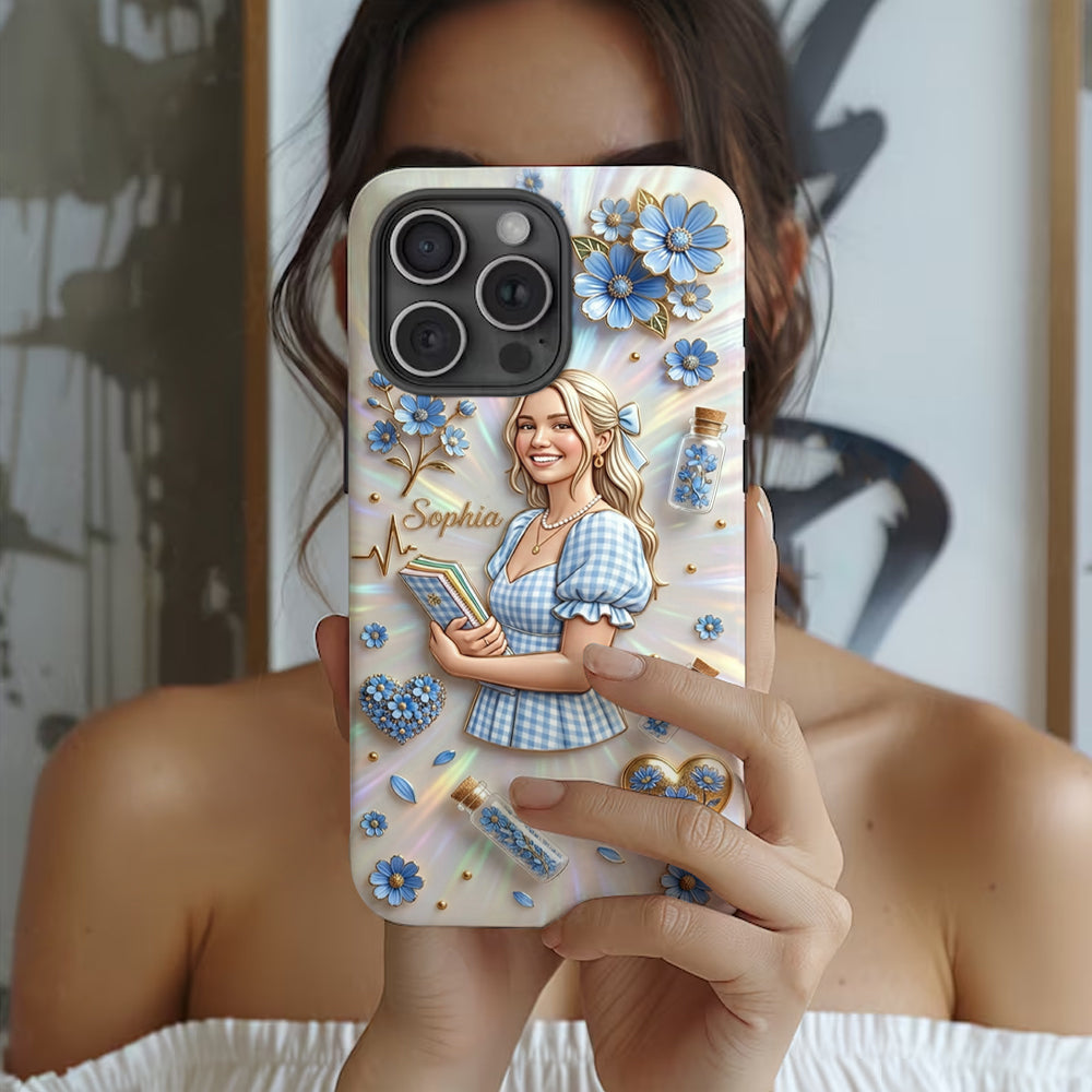 Floral Aesthetic - Personalized Flower Lover Full Print Phone Case