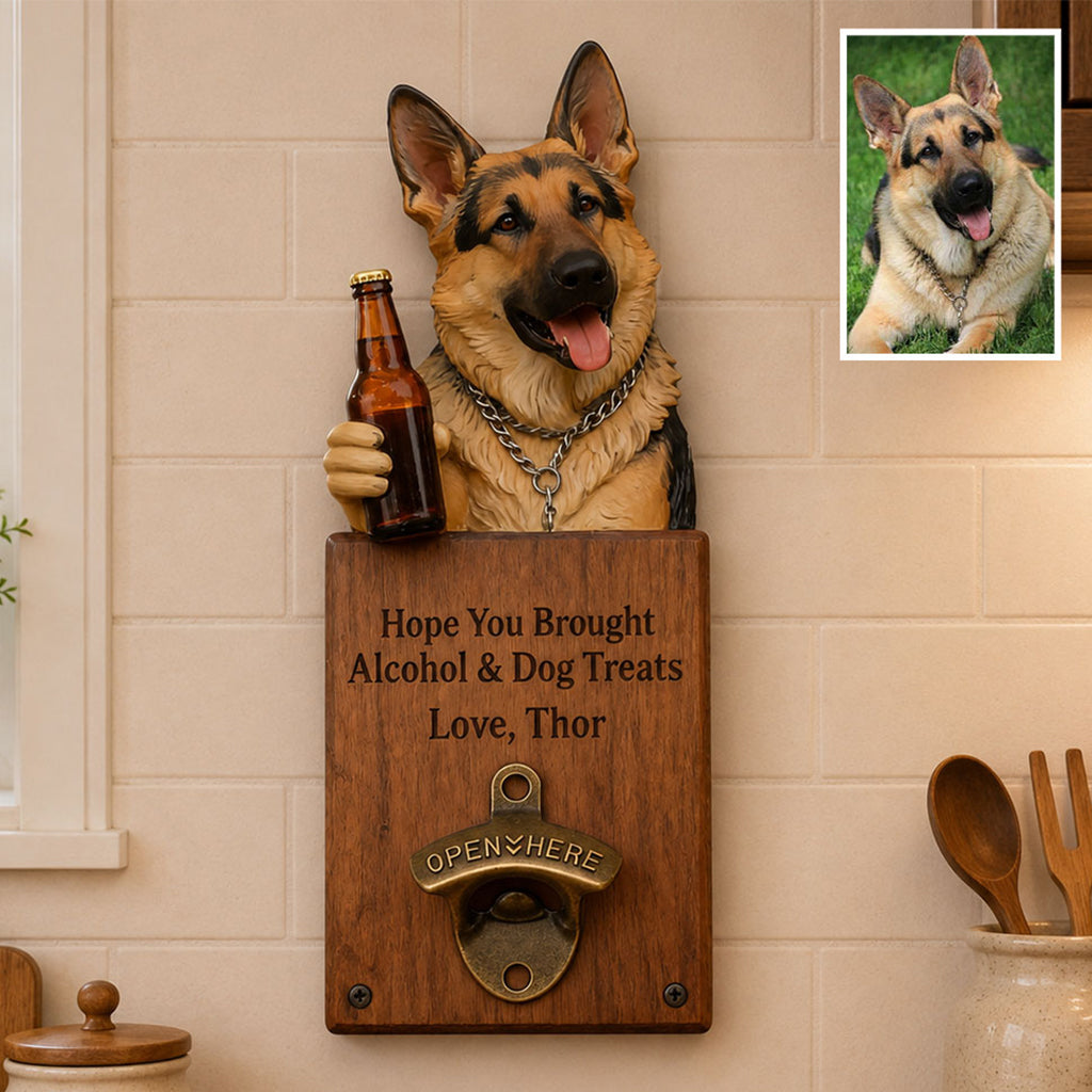 Cheers & Treats - Personalized Beer Wall Bottle Opener