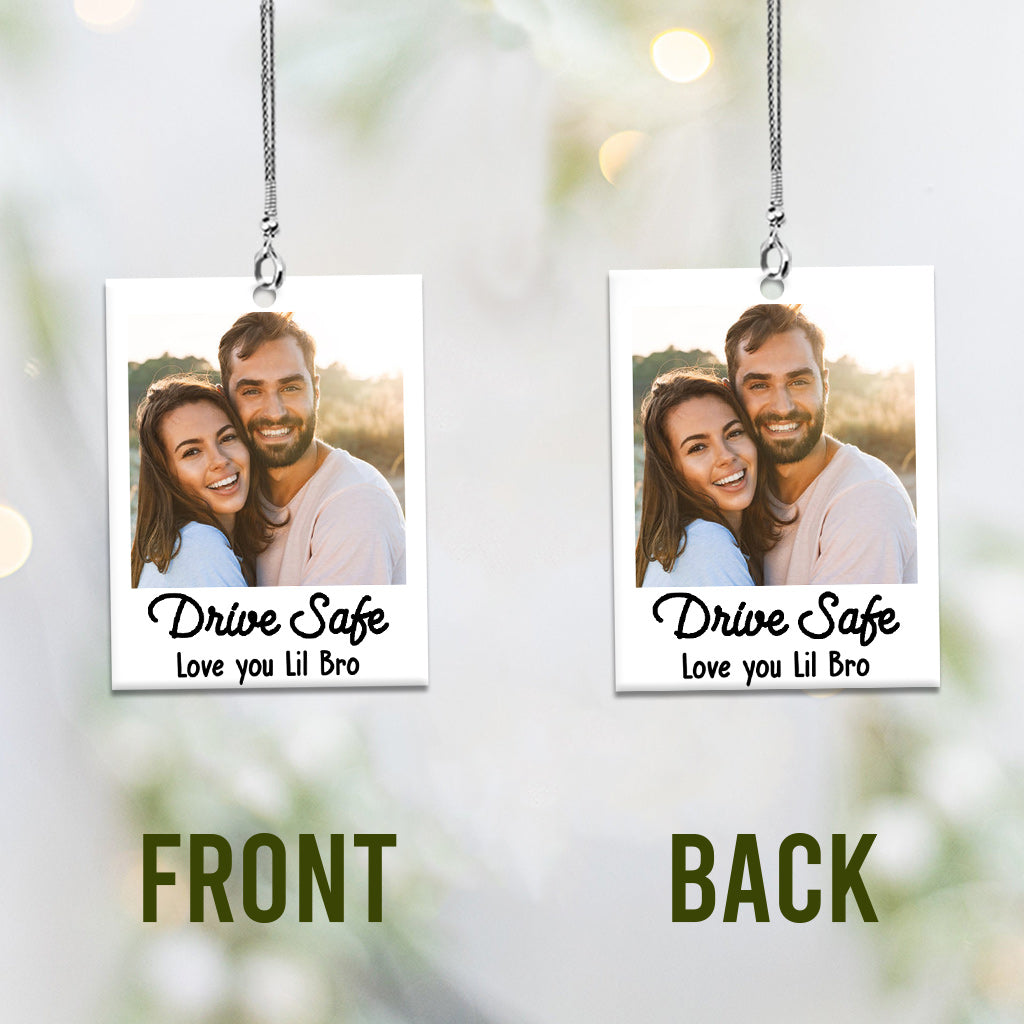 Drive Safe - Personalized Sibling Car Ornament