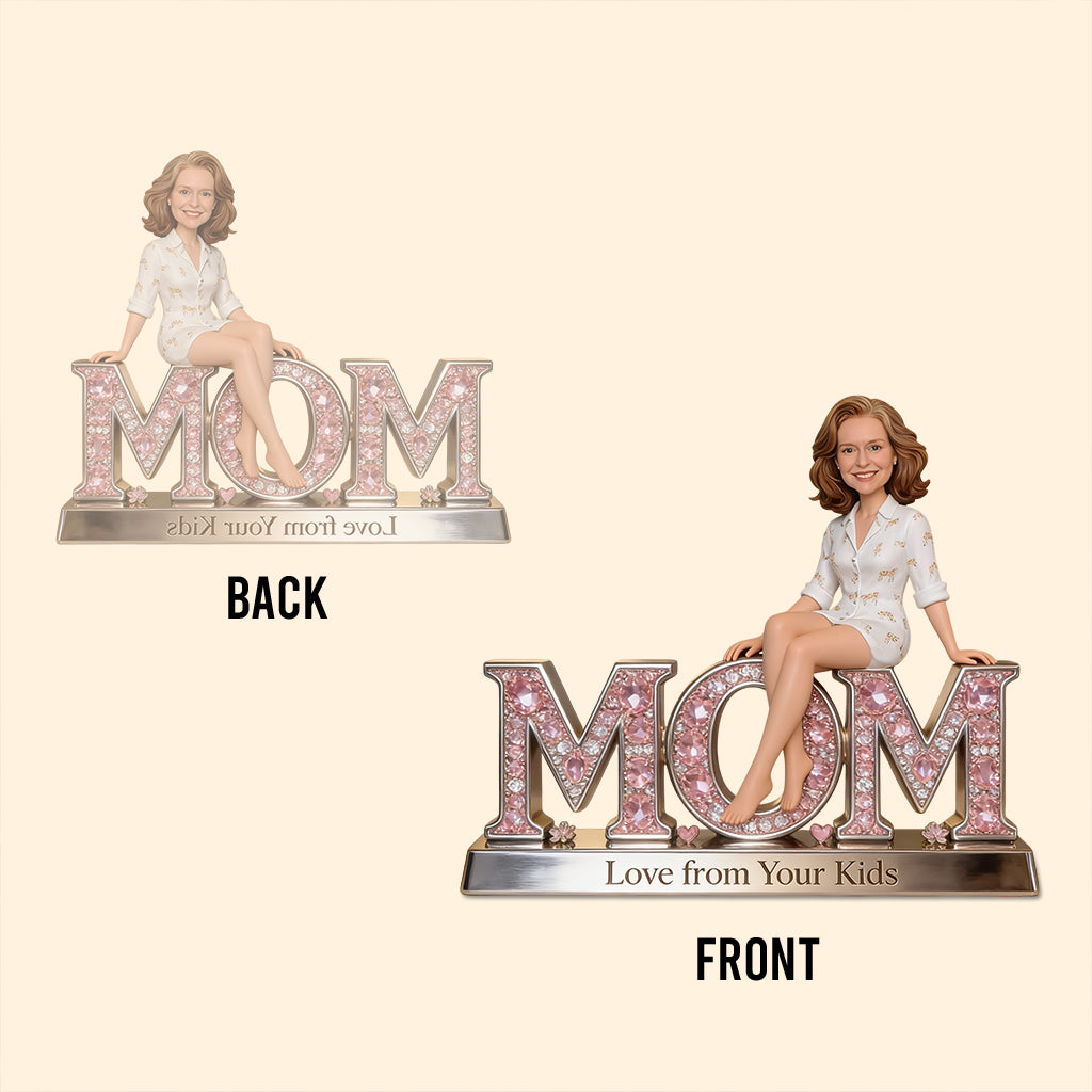 Custom Any Photo Best Gift For Mom, Grandma - Personalized Mother Custom Shaped Acrylic Plaque
