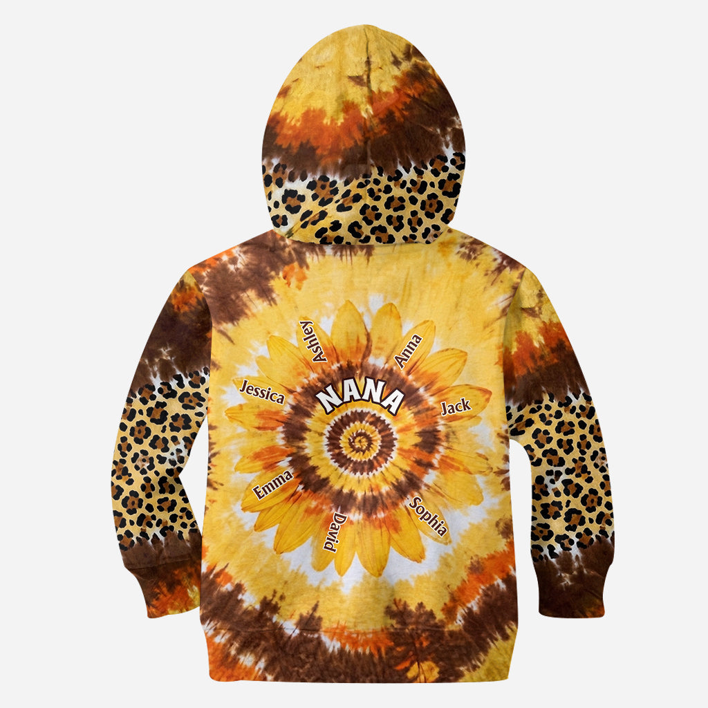 Grandms's Little Sunflower - Personalized Grandma All Over Shirt