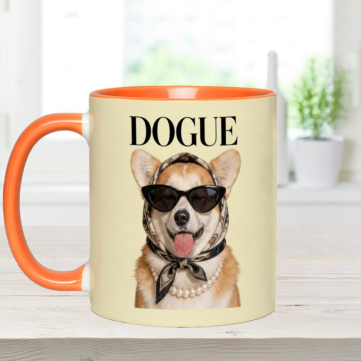 Funny Dog Lovers Gift - Personalized Dog Set Accent Mug with Acrylic Stirrers