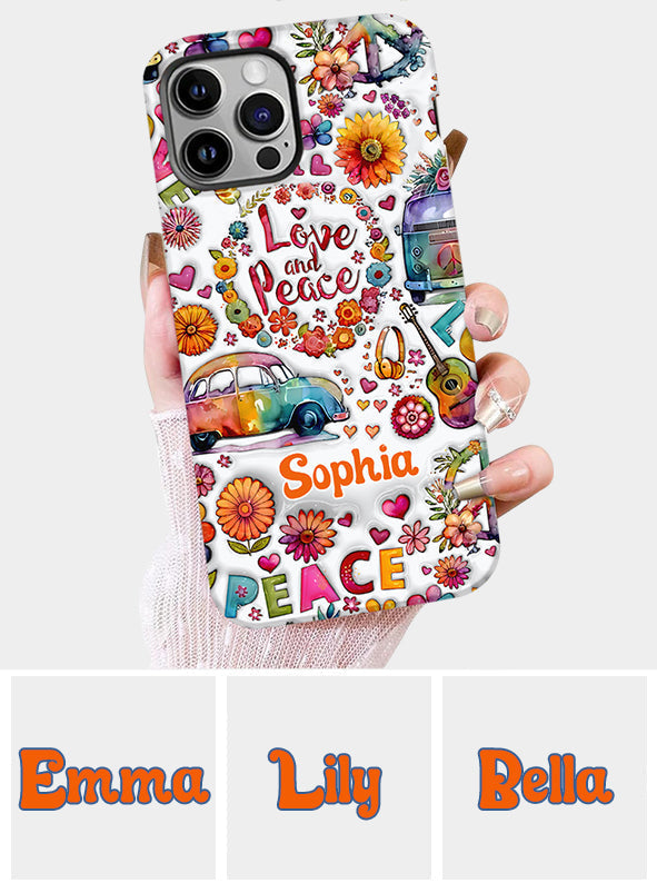 Hippie Soul - Personalized Hippie Full Print Phone Case
