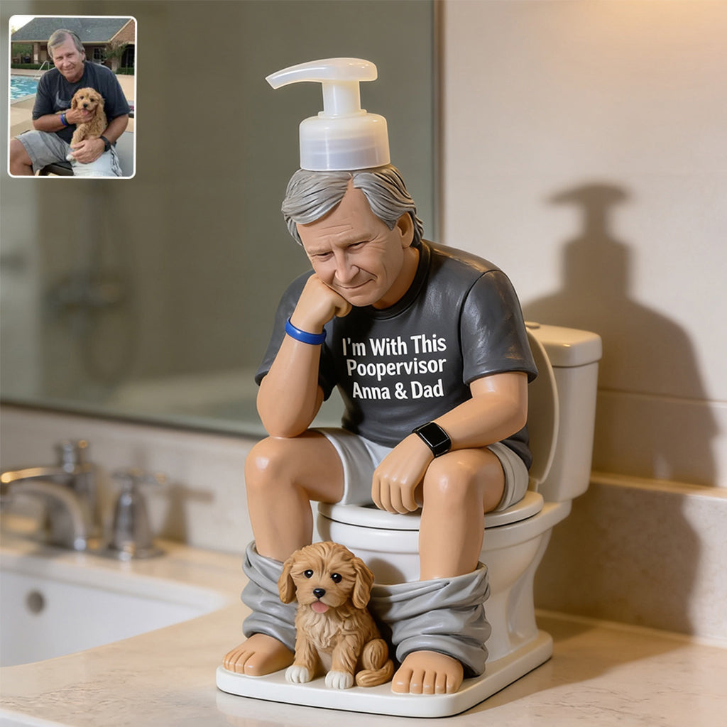 Funny Dog Dad/ Dog Mom Moment - Personalized Dog Pump Dispenser