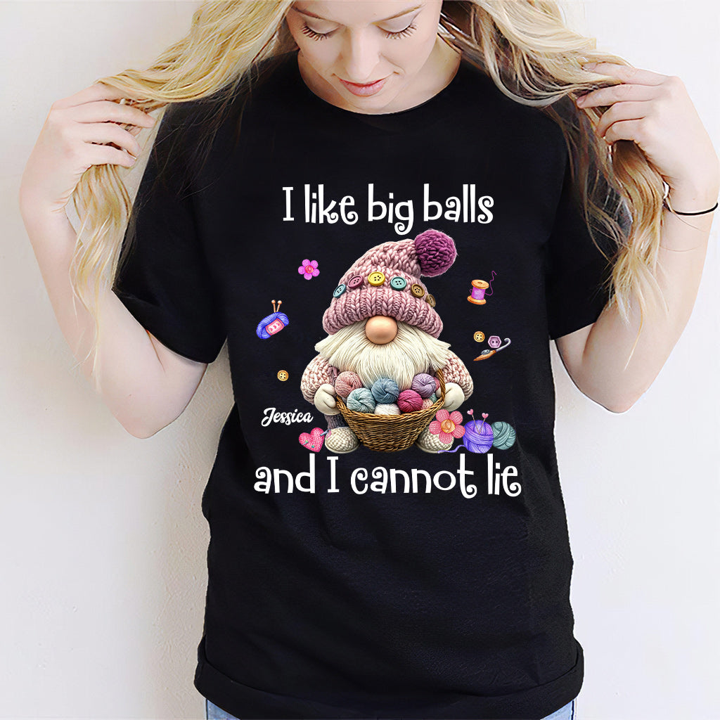 I Like Big Balls And I Cannot Lie - Personalized Crocheting T-shirt And Hoodie