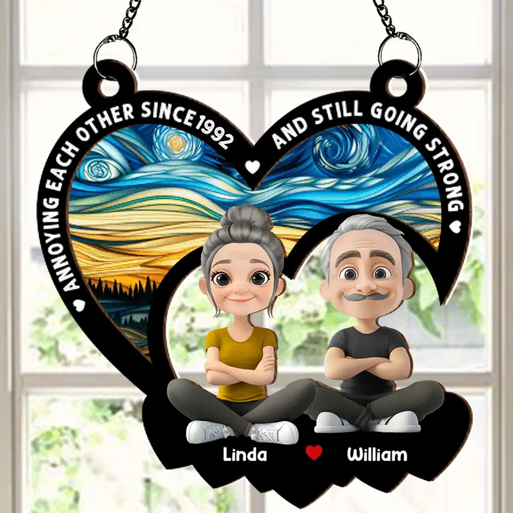 Forever With You - Personalized Custom Suncatcher