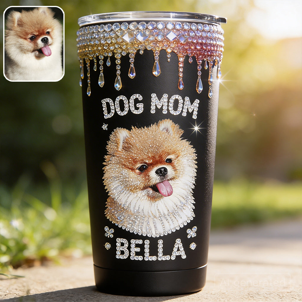 Dog Mom Unique Gift - Personalized Dog Tumbler