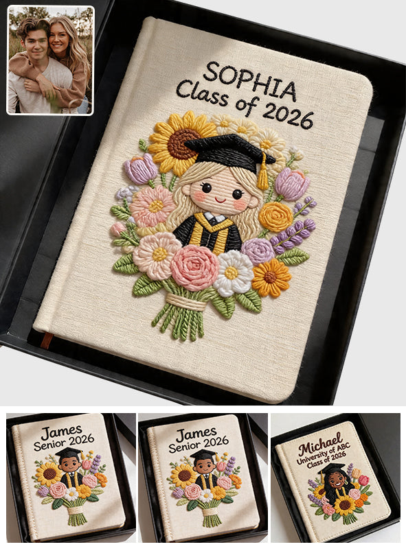 Graduation Keepsake Gifts - Personalized Graduation Leather Journal